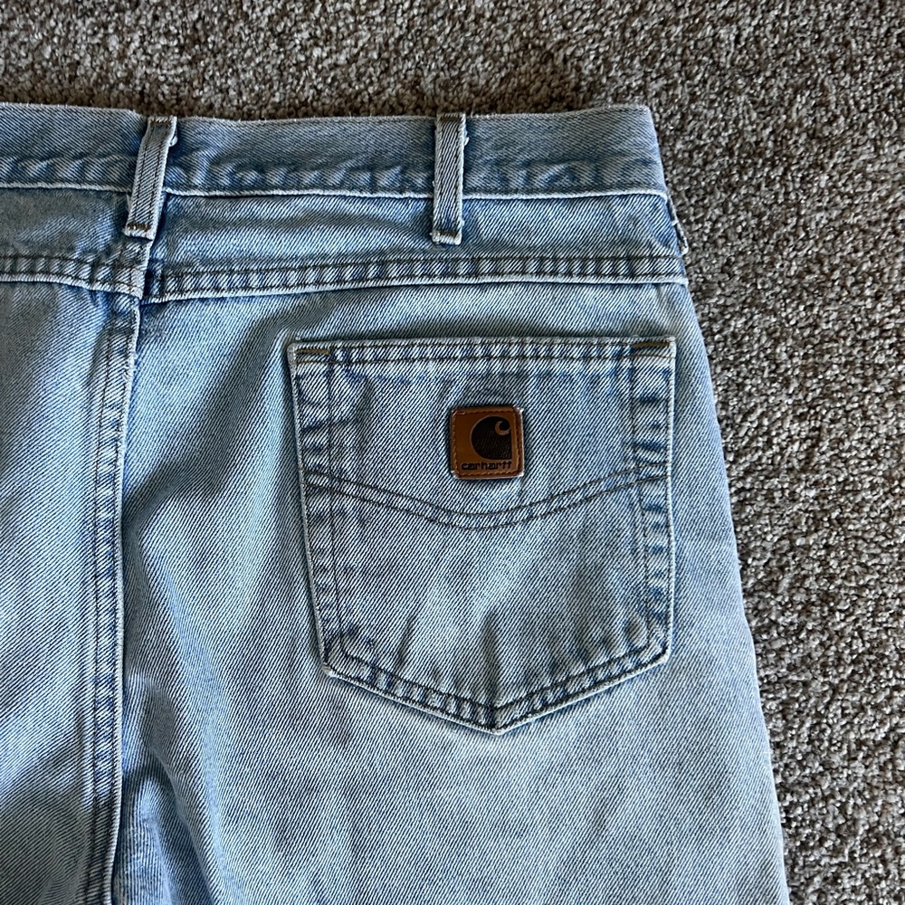 Carhartt Light Wash denim Jean, distressed